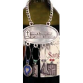 Wine Charms w/ Customizable Bottle Necklace